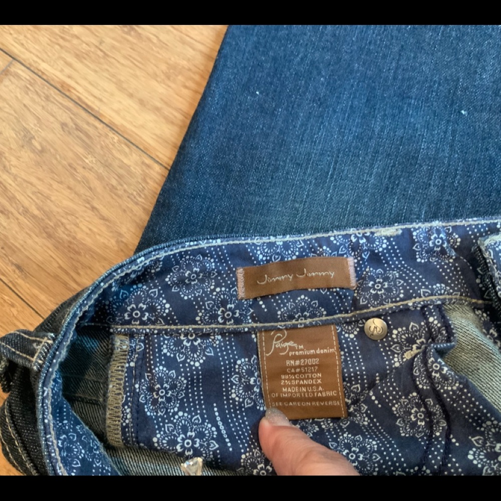 Paige Jeans, Jimmy Jimmy, Low Rise, Size 26